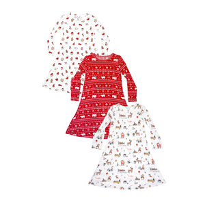 Merry & Bright Holiday Bundle - Bamboo Girls' Dresses