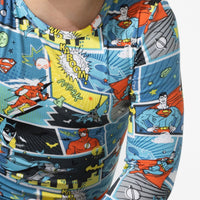 Justice League Heroes Bamboo Kids Pajamas