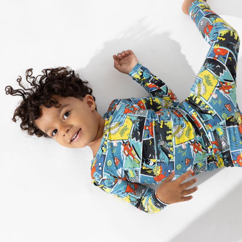 Justice League Heroes Bamboo Kids Pajamas