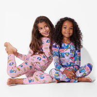 Justice League Heroines Bamboo Kids Pajamas