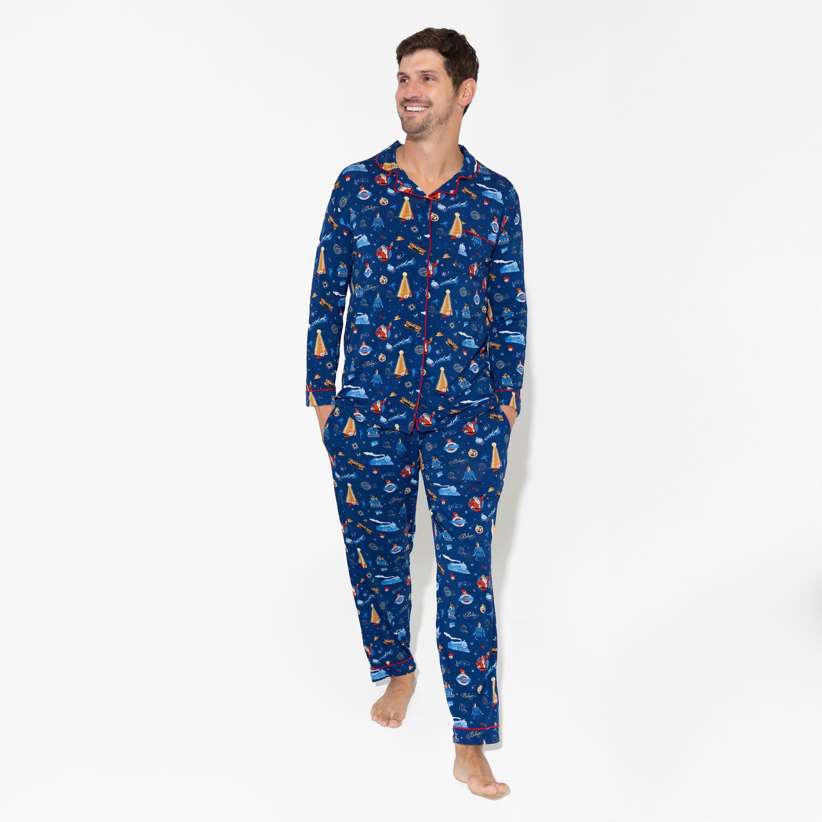 The Polar Express Bamboo Men's Pajama Set