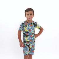 Justice League Heroes Bamboo Kids Pajamas