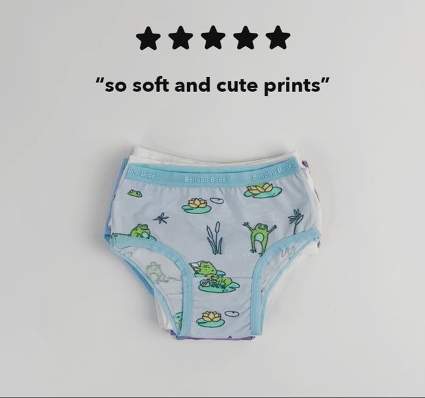 Girl's Bamboo Underwear 7-Pack: Fall – Doodlebug's Children's Boutique
