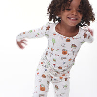 Halloween Treats Bamboo Girls' Long Sleeve Dress