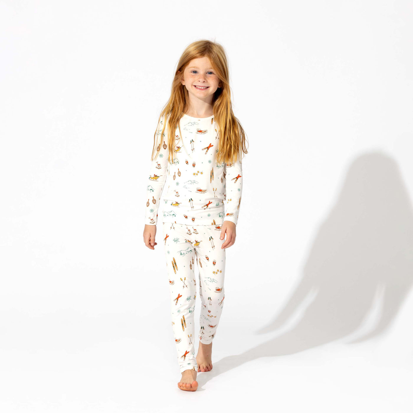 Kids Bamboo Pajamas Vintage Holiday – Doodlebug's Children's Boutique