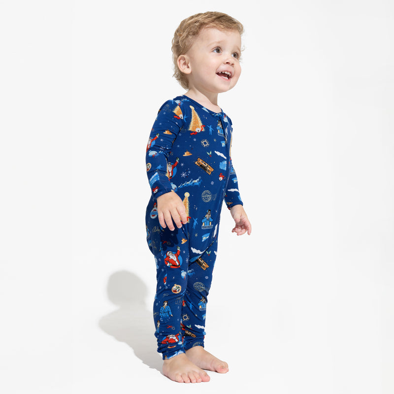 The Polar Express Bamboo Convertible Footie