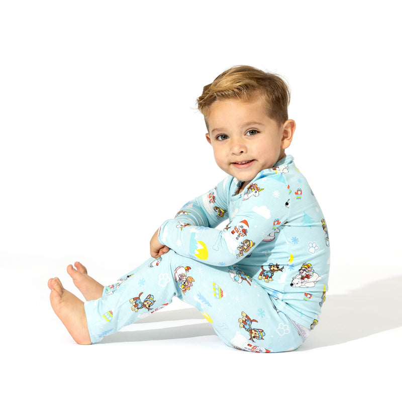 Pijama De Botones Para Niña De Paw Patrol - Con Estampado De Skye, Nubes Y Arcoíris, Tallas Infantiles