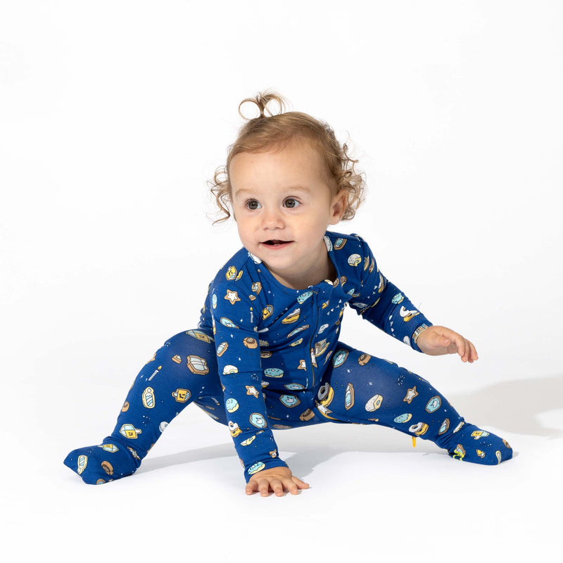 Festival Of Lights Hanukkah Bundle - Bamboo Convertible Footies