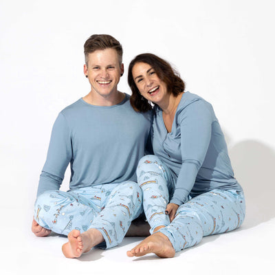 Polar Express Bamboo Women's Pajama Set