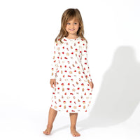 Sugar Cookies Bamboo Girls' Long Sleeve Dress