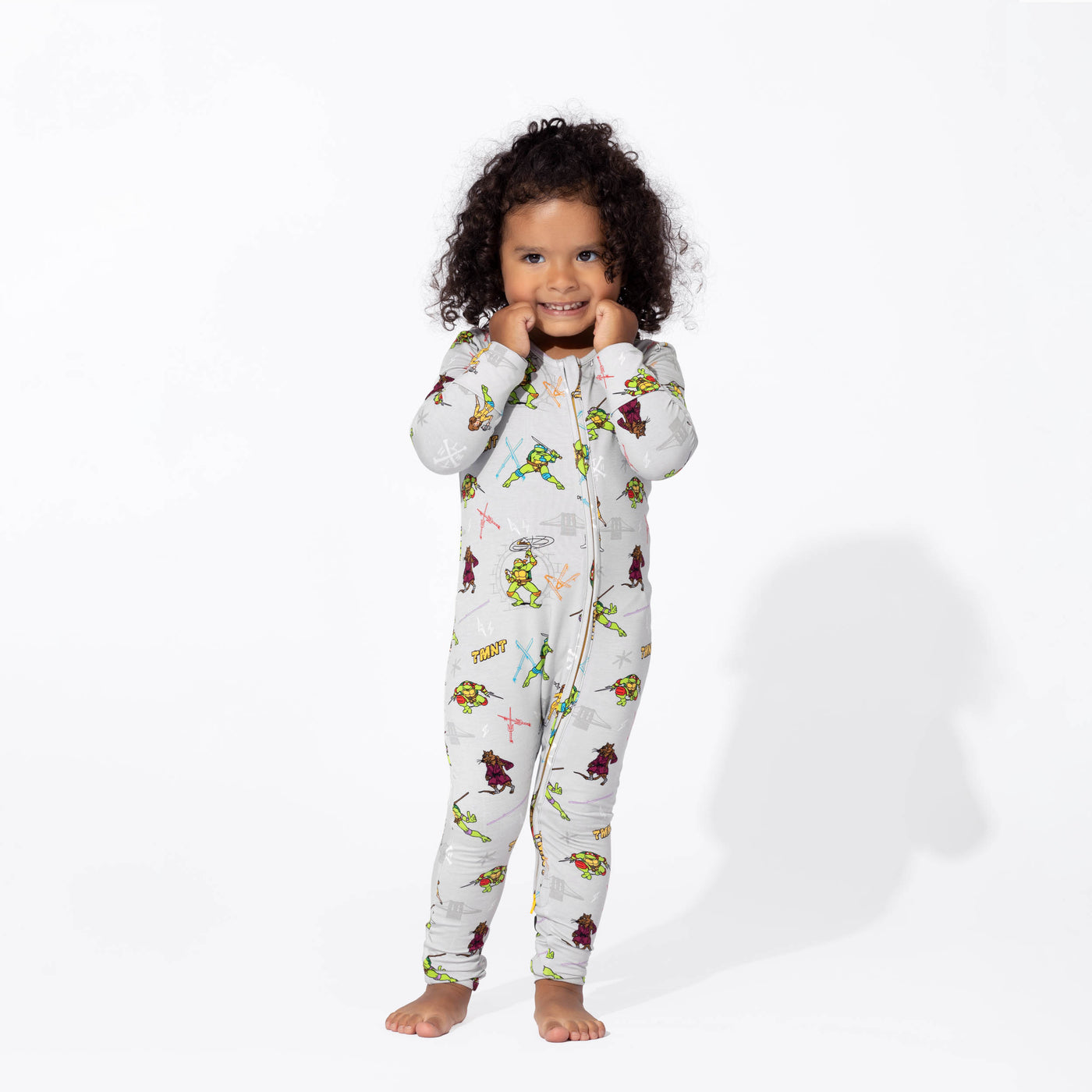 Jersey Pajamas - White/TMNT - Kids