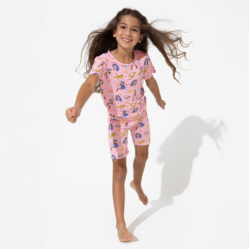 Wonder Woman Bamboo Kids Pajama Short Set