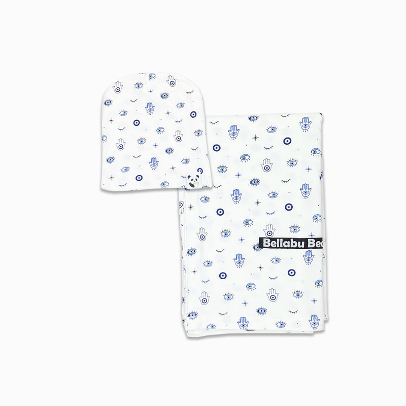 Bamboo Swaddle & Beanie Set