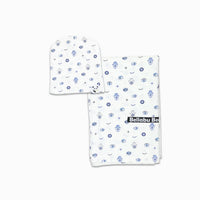 Eye Bamboo Swaddle & Beanie Set