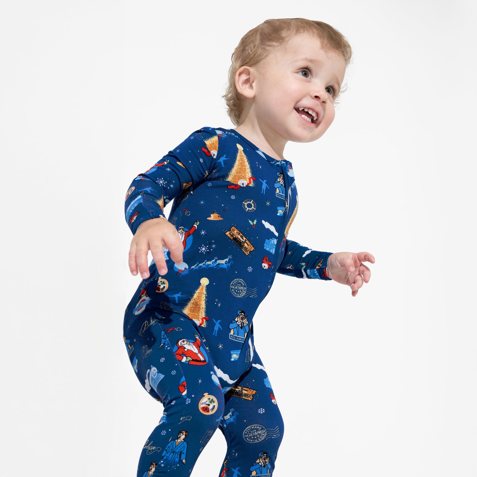 The Polar Express Bamboo Convertible Footie