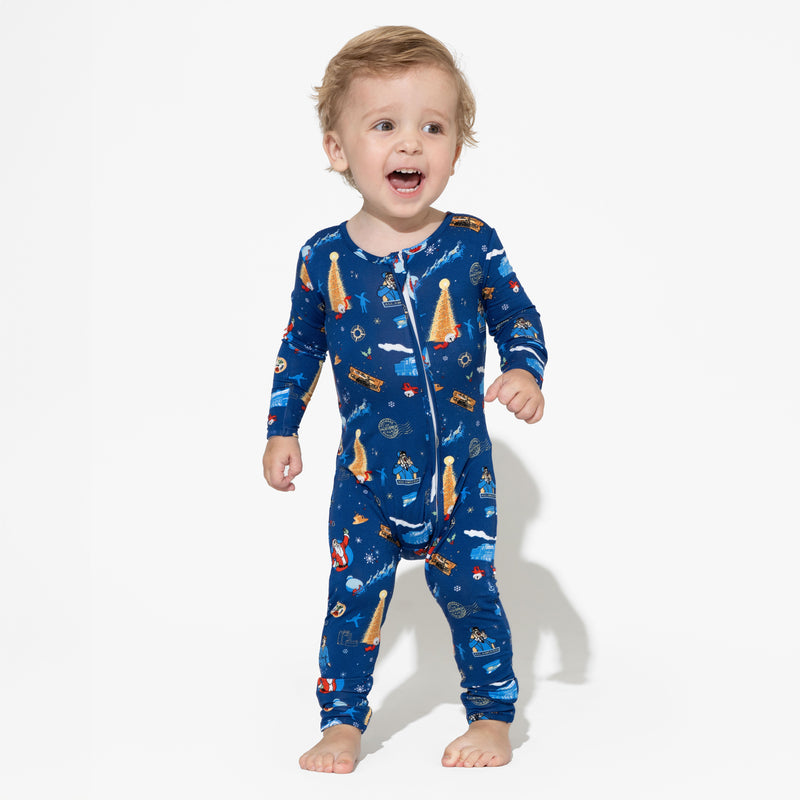 The Polar Express Bamboo Convertible Footie