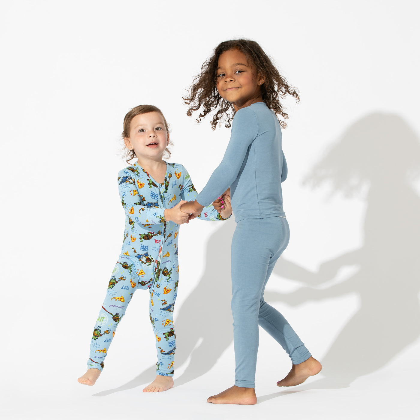 Nickelodeon Ninja Turtles Boys Pajamas Long Sleeve TMNT Kids Sleepwear 2  Piece Set
