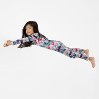 Justice League Heroines Bamboo Kids Pajamas