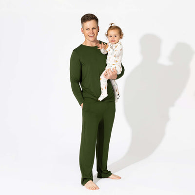 Vintage Holiday Bamboo Convertible Footie