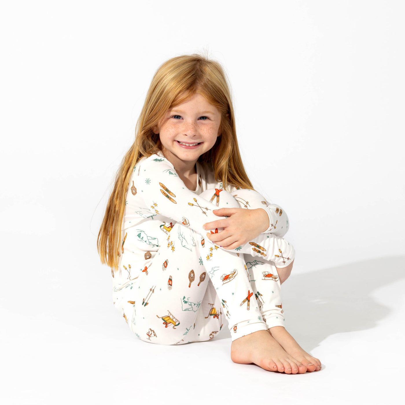 Kids Bamboo Pajamas Vintage Holiday – Doodlebug's Children's Boutique