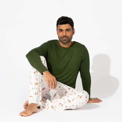 Vintage Holiday Men's Pajama Set