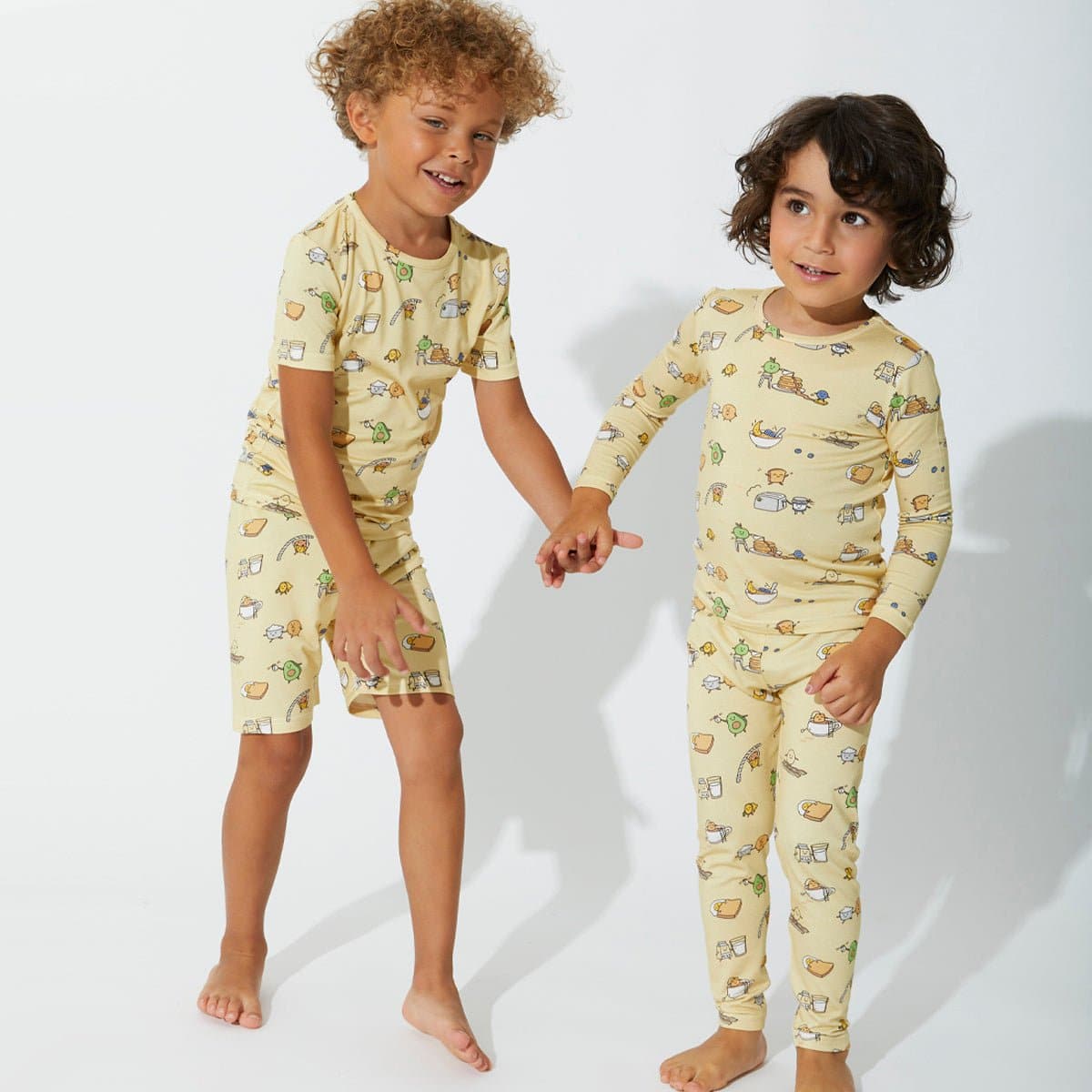 Love You Brunches Bamboo Kids Pajama Short Set