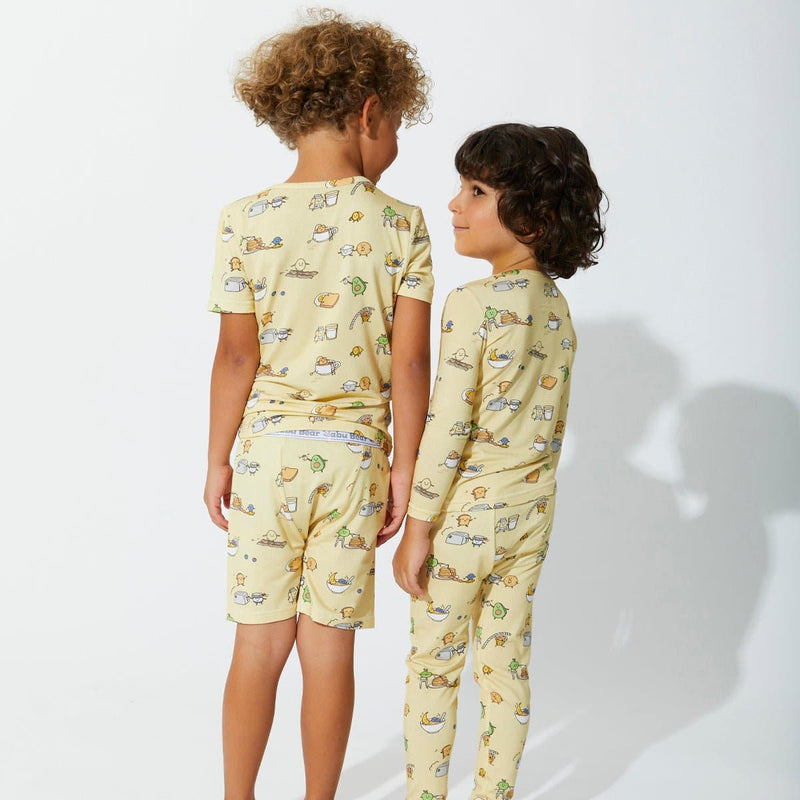 Love You Brunches Bamboo Kids Pajama Short Set