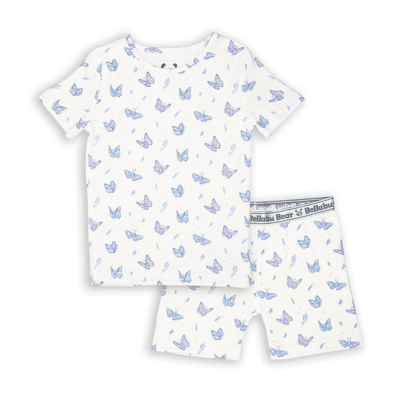 Butterfly Bamboo Kids Pajama Short Set