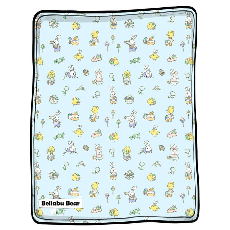 Easter Bunnies Bamboo Blanket