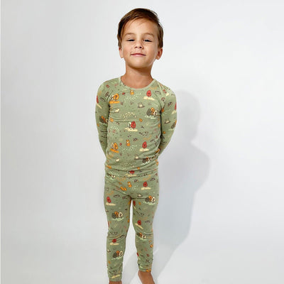 Forest Friends Kids Bamboo Pajamas