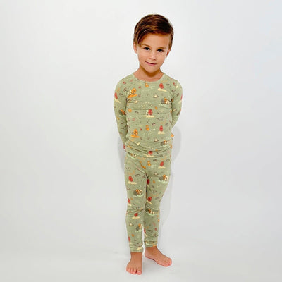 Forest Friends Kids Bamboo Pajamas