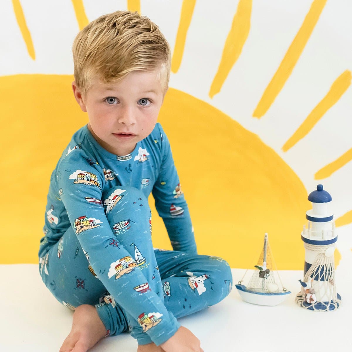 Two-Piece Bamboo Kids Pajama Set | Bellabu Bear Softest Pajamas