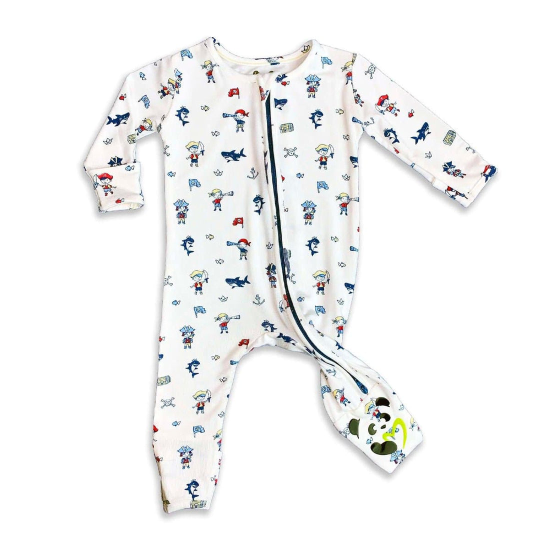 Pirate Bamboo Convertible Footie