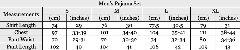 Gingham Bamboo Mens' Pajama Set