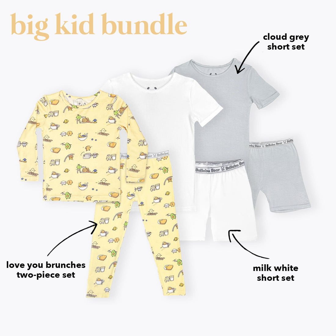 Big Kid Bundle - Kids Bamboo Pajamas